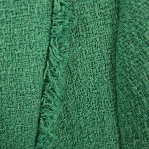 Nanette Lepore Faux Pearl Tweed Sheath Dress Kelly Green Fully Lined Size 12 - Picture 7 of 9